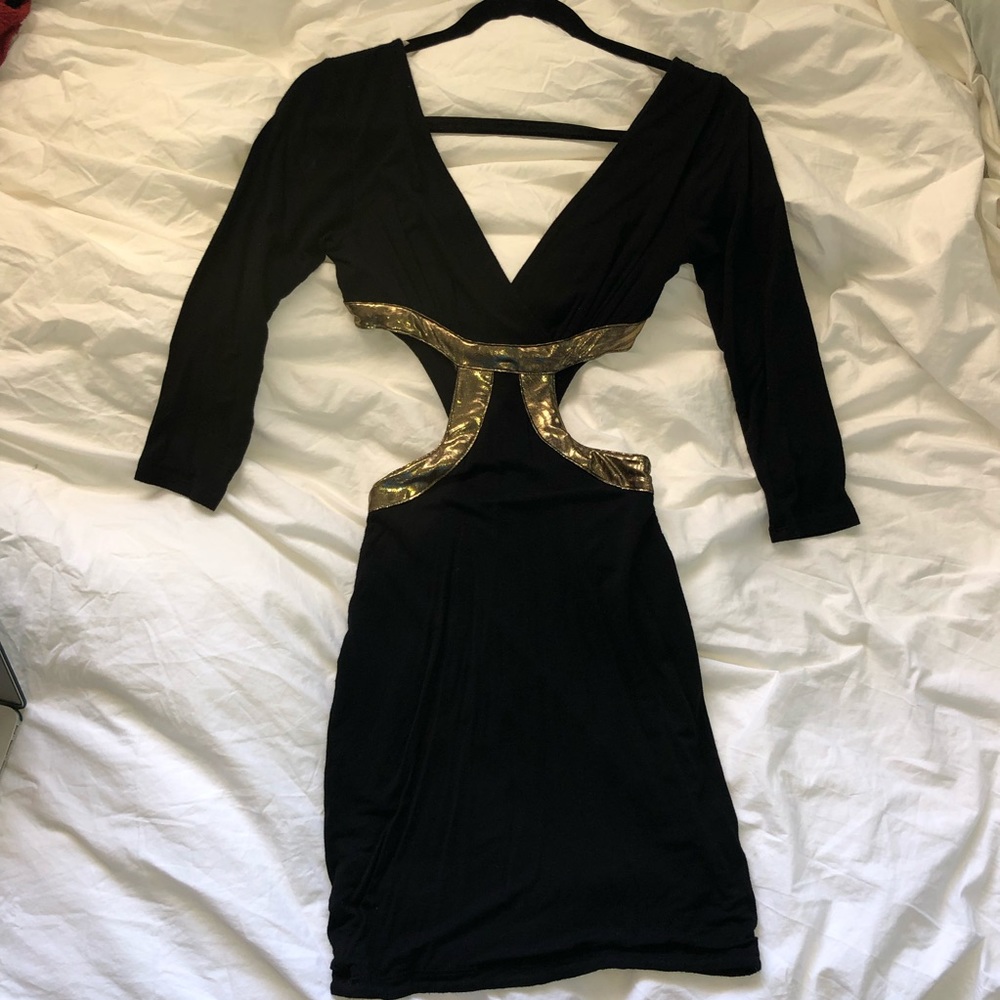 Cut out mini dress